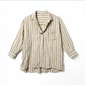 Old Navy Linen Striped Flowy Blouse Shirt. Perfect Condition!